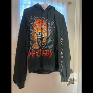 Daydreamer for Free People Def Leppard Hoodie